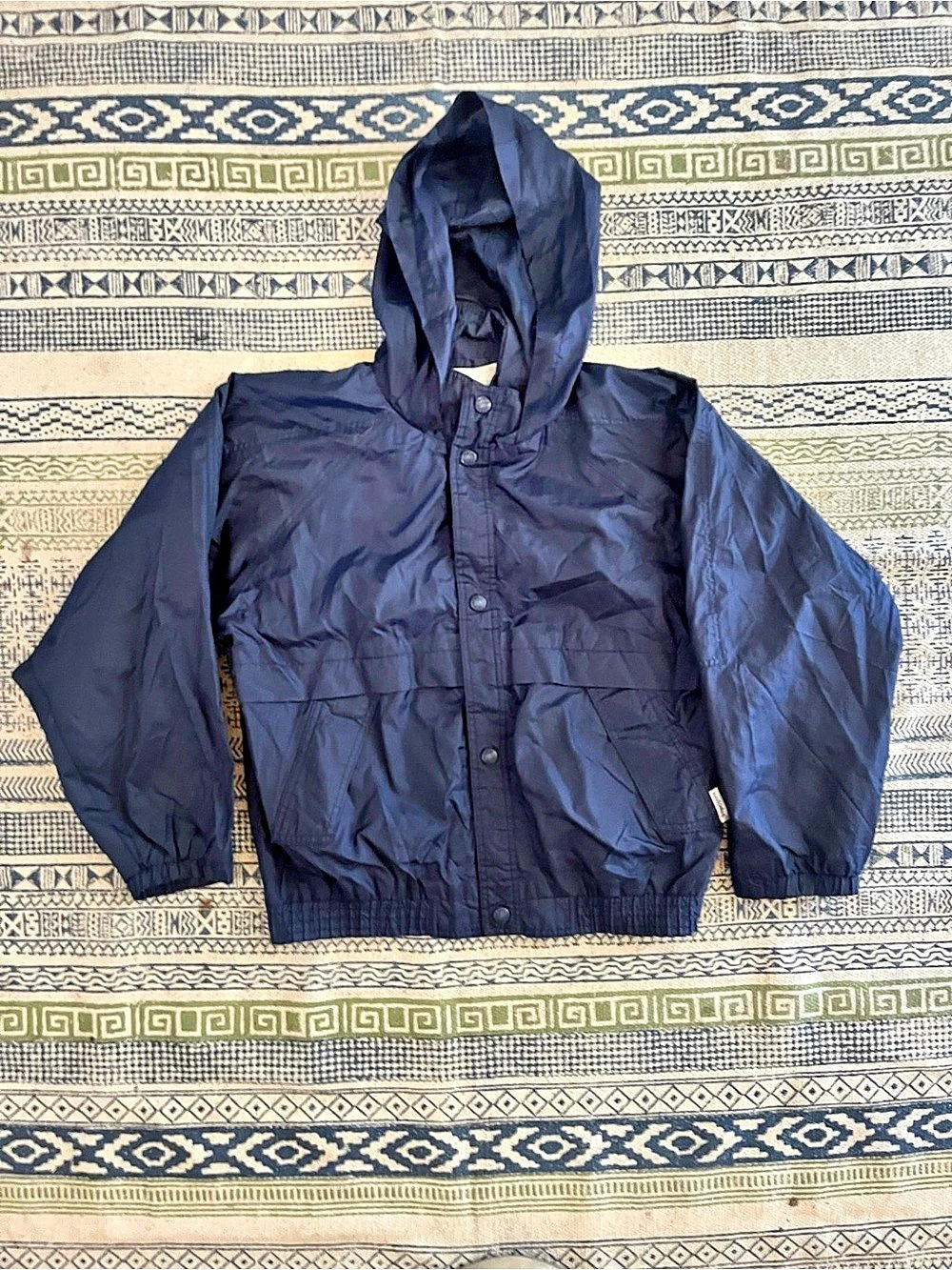 London Fog Kids Hooded Windbreaker Jacket Size Medium